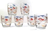 Load image into Gallery viewer, Anchor Hocking Mid-Century Futuristic  18-Piece Bar Set
