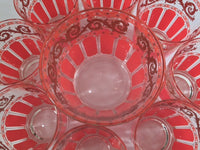 Load image into Gallery viewer, Mid-Century Hollywood Regency 9-Piece Bar Set (8 Double Old Fashion Glasses and Ice Container)
