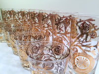 Load image into Gallery viewer, Vintage Christmas 22-Karat Gold Tree Branch and Ornaments Bar Set (Set of 13)
