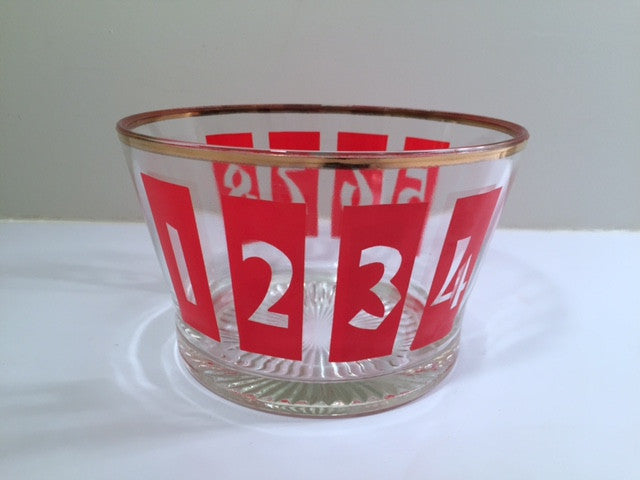 Vintage Numero/Number 1-8 Ice Bucket