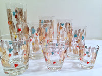 Load image into Gallery viewer, Federal Glass Mid-Century 29-Piece Retro Mod Bar Set
