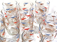 Load image into Gallery viewer, Anchor Hocking Mid-Century Futuristic  18-Piece Bar Set
