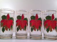 Load image into Gallery viewer, Culver Signed Mid-Century Poinsettia Glasses  (Set of 4 with Original Box)
