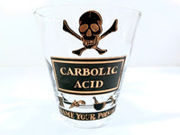 Load image into Gallery viewer, Georges Briard Name Your Poison Double Old Fashion Single Glass - Carbolic Acid
