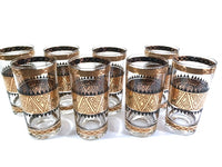 Load image into Gallery viewer, Culver Signed Mid-Century 22-Karat Gold Samoa Glasses (Set of 8)
