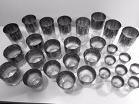Load image into Gallery viewer, Vitreon Queens Luster Mid-Century Atomic Platinum 29-Piece Bar Set
