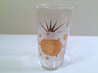Load image into Gallery viewer, Fred Press Signed Mid-Century Frosted White &amp; 22-Karat Gold Atomic Starburst Pitcher
