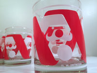 Load image into Gallery viewer, M.W. Periscope Mid-Century Mod Santa Double Old Fashion Glasses (Set of 4)
