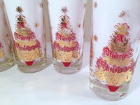 Load image into Gallery viewer, Vintage Merry Christmas Tree Glasses (Set of 6)
