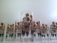Load image into Gallery viewer, Gay Fad Signed Mid-Century Barbershop Quartet Glasses (Set of 8)
