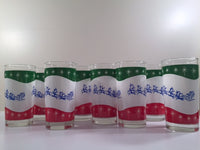 Load image into Gallery viewer, Libbey - Mid-Century Retro Up Up and Away Glasses with Original Box (Set of 8)
