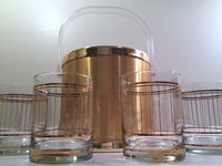 Load image into Gallery viewer, Culver Signed Mid-Century Devon 5-Piece Entertaining Set
