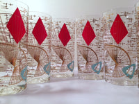 Load image into Gallery viewer, Washington Glass Mid-Century Atomic Glasses (Set of 8)
