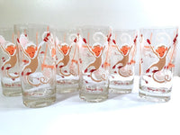 Load image into Gallery viewer, Georges Briard Signed Mid-Century Monkey Business Glasses (Set of 6)
