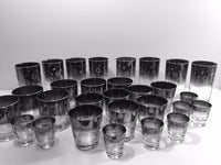 Load image into Gallery viewer, Vitreon Queens Luster Mid-Century Atomic Platinum 29-Piece Bar Set
