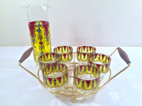 Load image into Gallery viewer, Culver Signed Mid-Century 8-Piece Renaissance Bar Set
