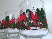 Load image into Gallery viewer, Mid-Century Vintage Christmas Glasses (Set of 7)
