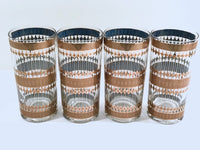 Load image into Gallery viewer, Culver Signed Mid-Century Barcelona 22-Karat Gold Highball Glasses (Set of 4)
