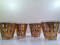 Load image into Gallery viewer, Culver - Signed Mid-Century Pisa 22-Karat Gold Low-Ball Rock Glasses (Set of 4)
