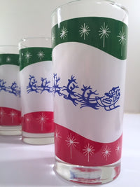 Load image into Gallery viewer, Libbey - Mid-Century Retro Up Up and Away Glasses with Original Box (Set of 8)
