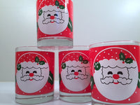 Load image into Gallery viewer, Libbey Mid-Century Santa Glasses (Set of 4 with Original Box)
