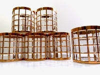 Load image into Gallery viewer, Imperial Glass Company – Tori De Oro 22-Karat Gold Mid-Century Glasses (Set of 6)
