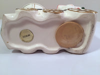 Load image into Gallery viewer, Vintage Santa and Elf Christmas Train Bank
