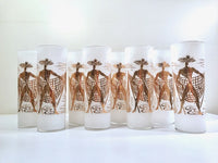 Load image into Gallery viewer, Federal Glass - Marc Bellaire - Beachcomber  design Collins Glasses (Set of 8)
