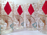 Load image into Gallery viewer, Washington Glass Mid-Century Atomic Glasses (Set of 8)
