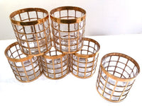 Load image into Gallery viewer, Imperial Glass Company – Tori De Oro 22-Karat Gold Mid-Century Glasses (Set of 6)
