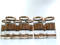 Load image into Gallery viewer, Culver Signed Mid-Century 22-Karat Gold Samoa Glasses (Set of 8)
