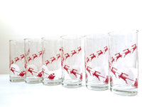 Load image into Gallery viewer, Mid Century Up-Up and Away Highball Glasses (Set of 6)
