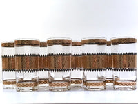 Load image into Gallery viewer, Culver Signed Mid-Century 22-Karat Gold Samoa Glasses (Set of 8)
