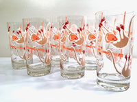 Load image into Gallery viewer, Georges Briard Signed Mid-Century Monkey Business Glasses (Set of 6)

