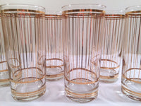 Load image into Gallery viewer, Culver Signed Mid-Century Devon 22-Karat Gold Glasses (Set of 6)
