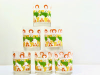 Load image into Gallery viewer, Tastesetter Signed Can Can Girls Double Old Fashion Glasses (Set of 6)
