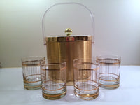 Load image into Gallery viewer, Culver Signed Mid-Century Devon 5-Piece Entertaining Set
