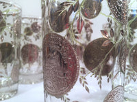 Load image into Gallery viewer, Culver Signed Midas Mid-Century Silver Coin Glasses (Set of 8)
