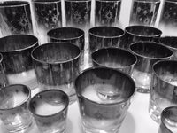 Load image into Gallery viewer, Vitreon Queens Luster Mid-Century Atomic Platinum 29-Piece Bar Set
