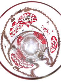 Load image into Gallery viewer, Norman Wolff Co Mid-Century Red and Green Christmas Garland Glasses (Set of 8)
