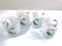 Load image into Gallery viewer, Neiman Marcus Art Deco Dove Double Old Fashion Glasses (Set of 4)
