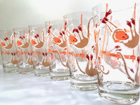 Load image into Gallery viewer, Georges Briard Signed Mid-Century Monkey Business Glasses (Set of 6)

