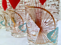 Load image into Gallery viewer, Washington Glass Mid-Century Atomic Glasses (Set of 8)
