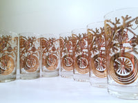 Load image into Gallery viewer, Vintage Christmas 22-Karat Gold Tree Branch and Ornaments Bar Set (Set of 13)
