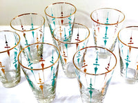 Load image into Gallery viewer, Libbey Mid-Century Staccato Glasses (Set of 8)
