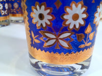 Load image into Gallery viewer, Georges Briard Signed Mid-Century Field of Daisies Highball Glasses (Set of 6)

