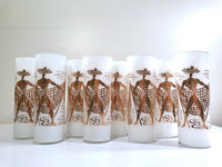 Load image into Gallery viewer, Federal Glass - Marc Bellaire - Beachcomber  design Collins Glasses (Set of 8)
