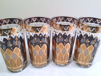 Load image into Gallery viewer, Georges Briard Signed Mid-Century Deco Highball Glasses (Set of 4)

