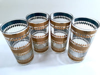Load image into Gallery viewer, Culver Signed Mid-Century Barcelona 22-Karat Gold Highball Glasses (Set of 4)
