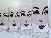 Load image into Gallery viewer, Mid-Century Glamour Gal Face Glasses (Set of 6)
